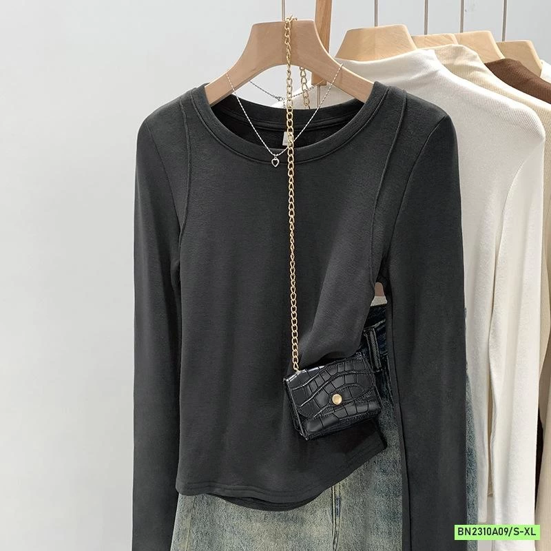 ÁO NỈ VIỀN GÂN VAI GIỮ NHIỆT