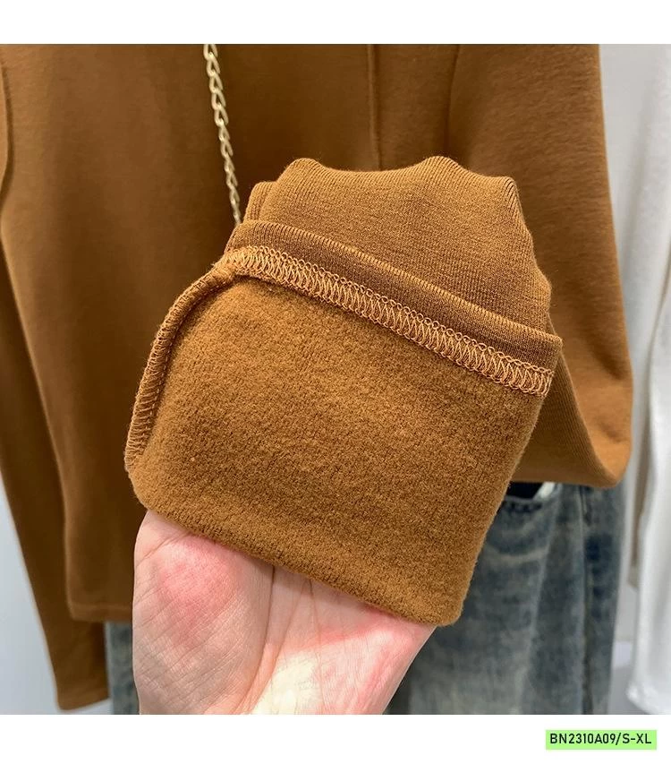 ÁO NỈ VIỀN GÂN VAI GIỮ NHIỆT