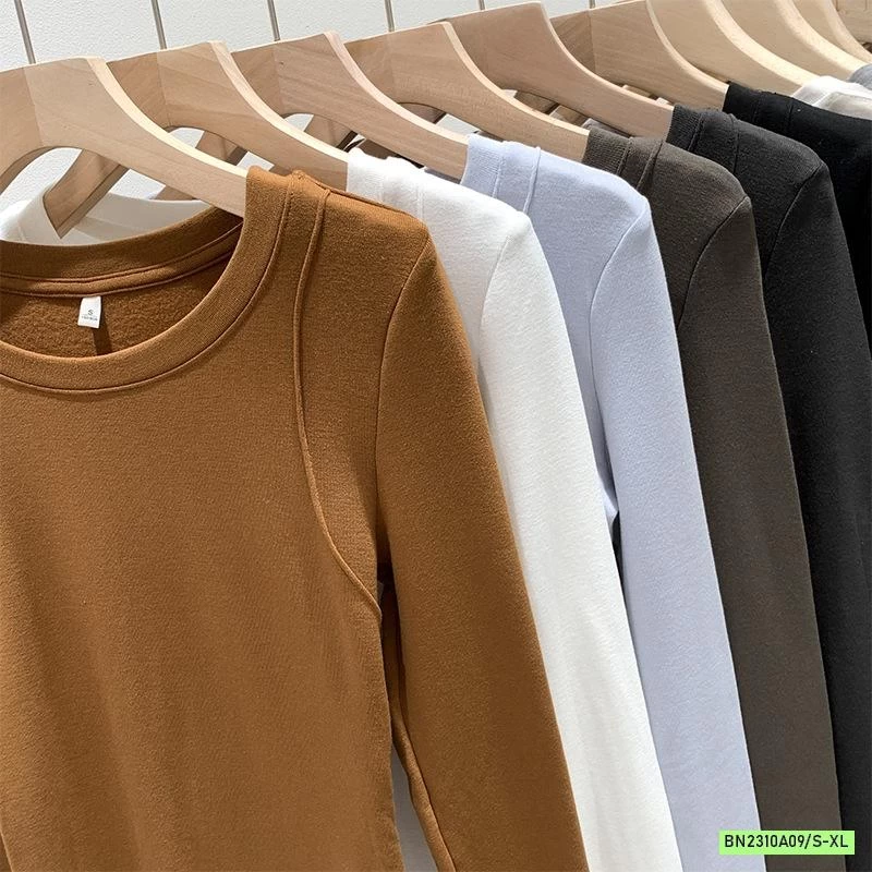 ÁO NỈ VIỀN GÂN VAI GIỮ NHIỆT