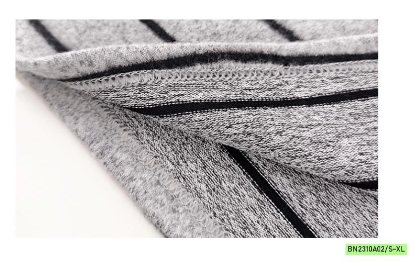 ÁO NỈ GIỮ NHIỆT CỔ TRÒN KẺ NHỎ