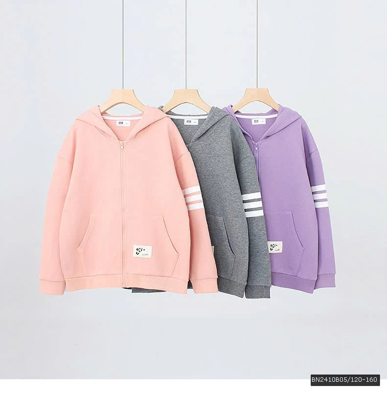 ÁO KHOÁC NỈ KẺ TAY  AKL