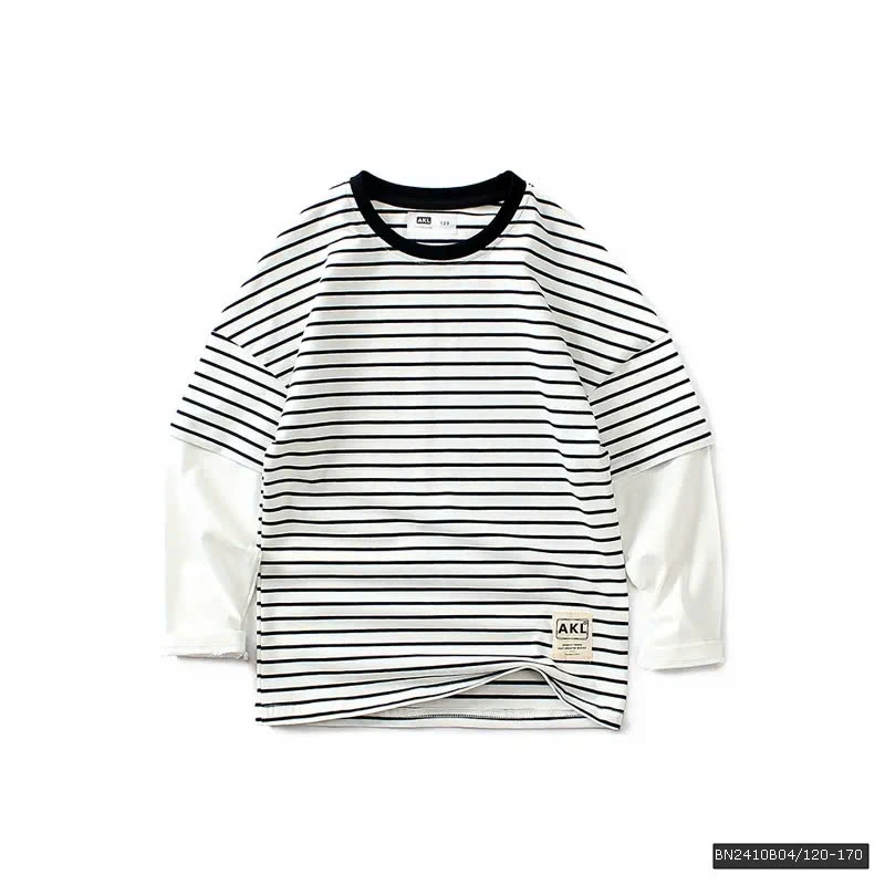 ÁO THUN MỎNG PHỐI MÀU TAY AKL