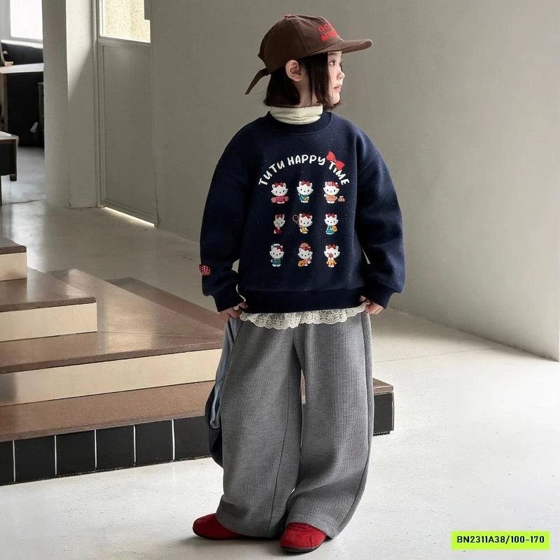 ÁO NỈ KITTY LÓT NHUNG