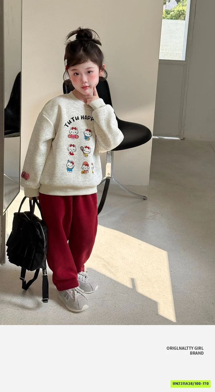 ÁO NỈ KITTY LÓT NHUNG