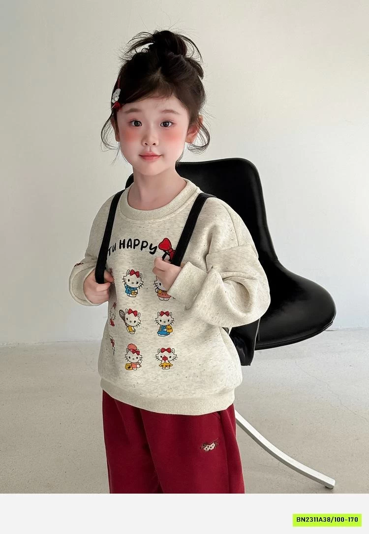 ÁO NỈ KITTY LÓT NHUNG