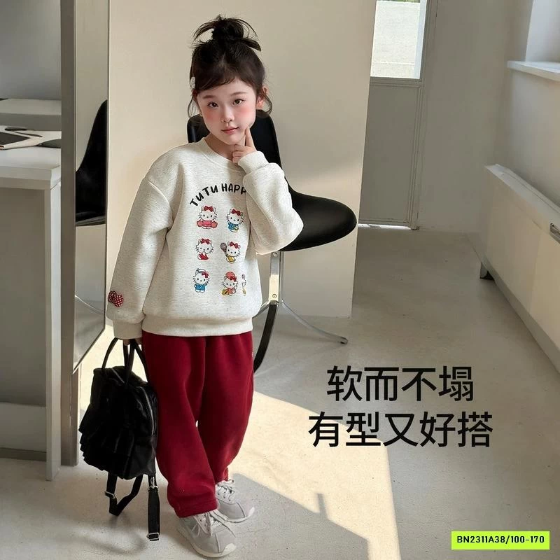 ÁO NỈ KITTY LÓT NHUNG