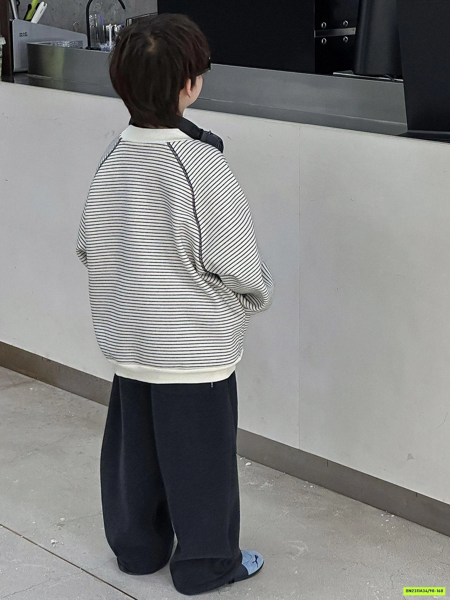 ÁO NỈ KẺ NHỎ LÓT LÔNG CỪU