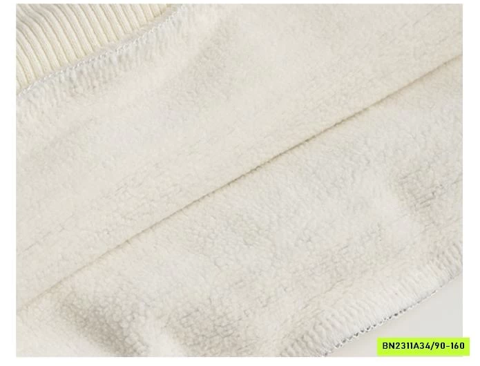 ÁO NỈ KẺ NHỎ LÓT LÔNG CỪU