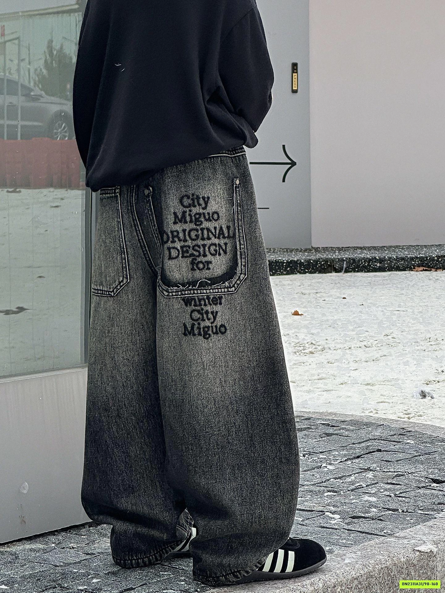 JEANS SUÔNG BẠC MÀU LÓT LÔNG CỪU