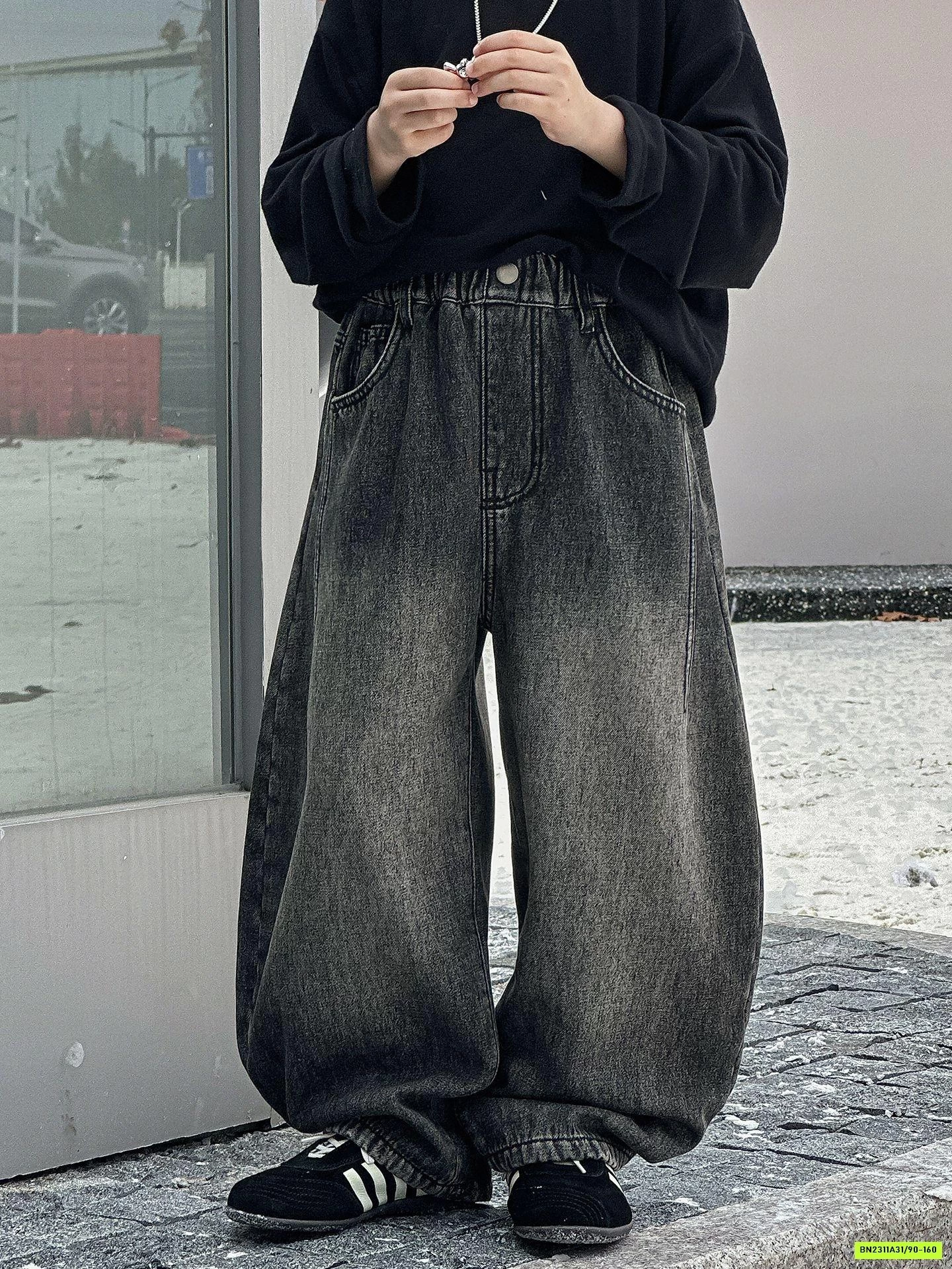 JEANS SUÔNG BẠC MÀU LÓT LÔNG CỪU