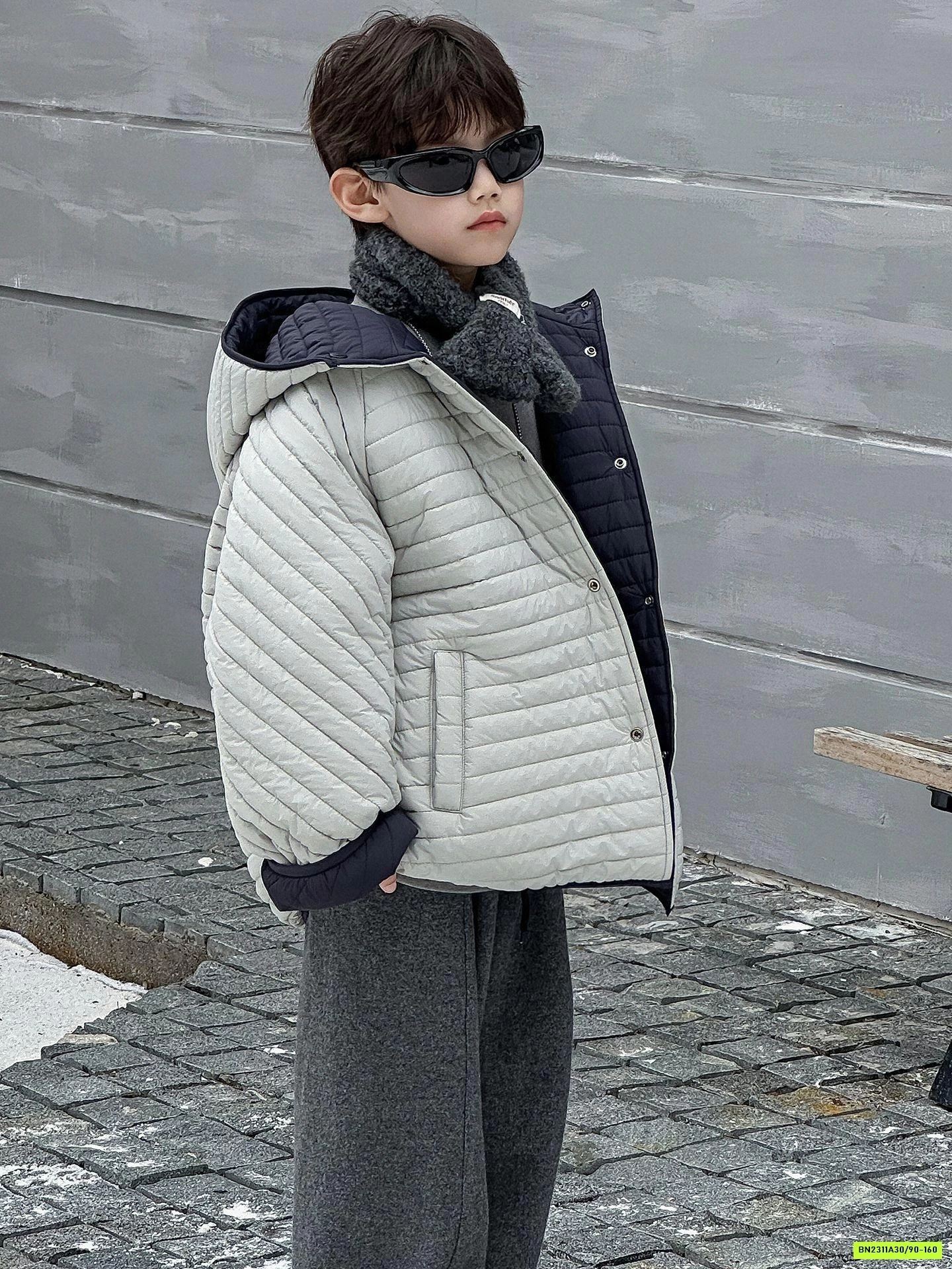 KHOÁC PHAO TRẦN TRÁM SIÊU NHẸ 2 MẶT CAO CẤP