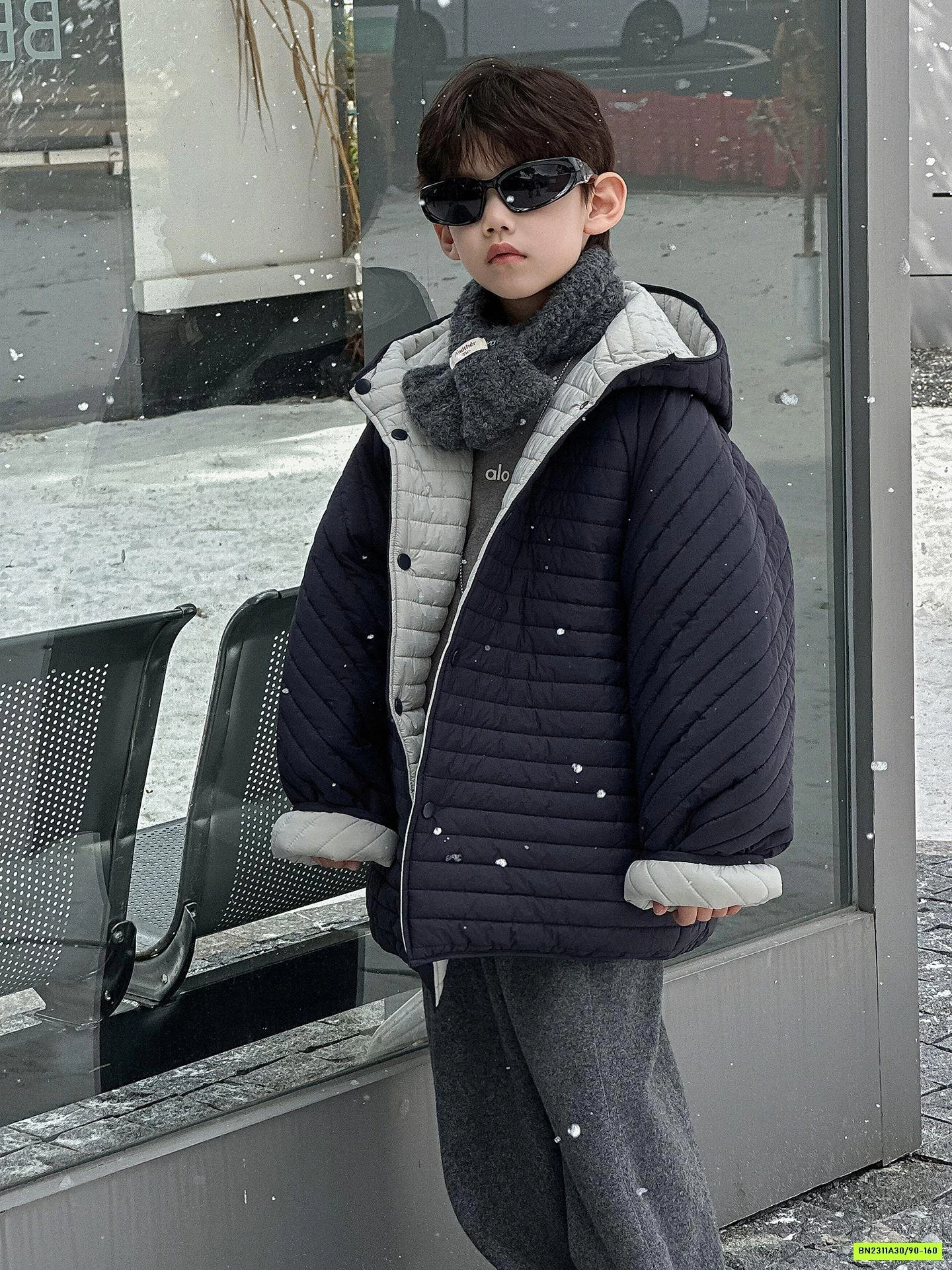 KHOÁC PHAO TRẦN TRÁM SIÊU NHẸ 2 MẶT CAO CẤP