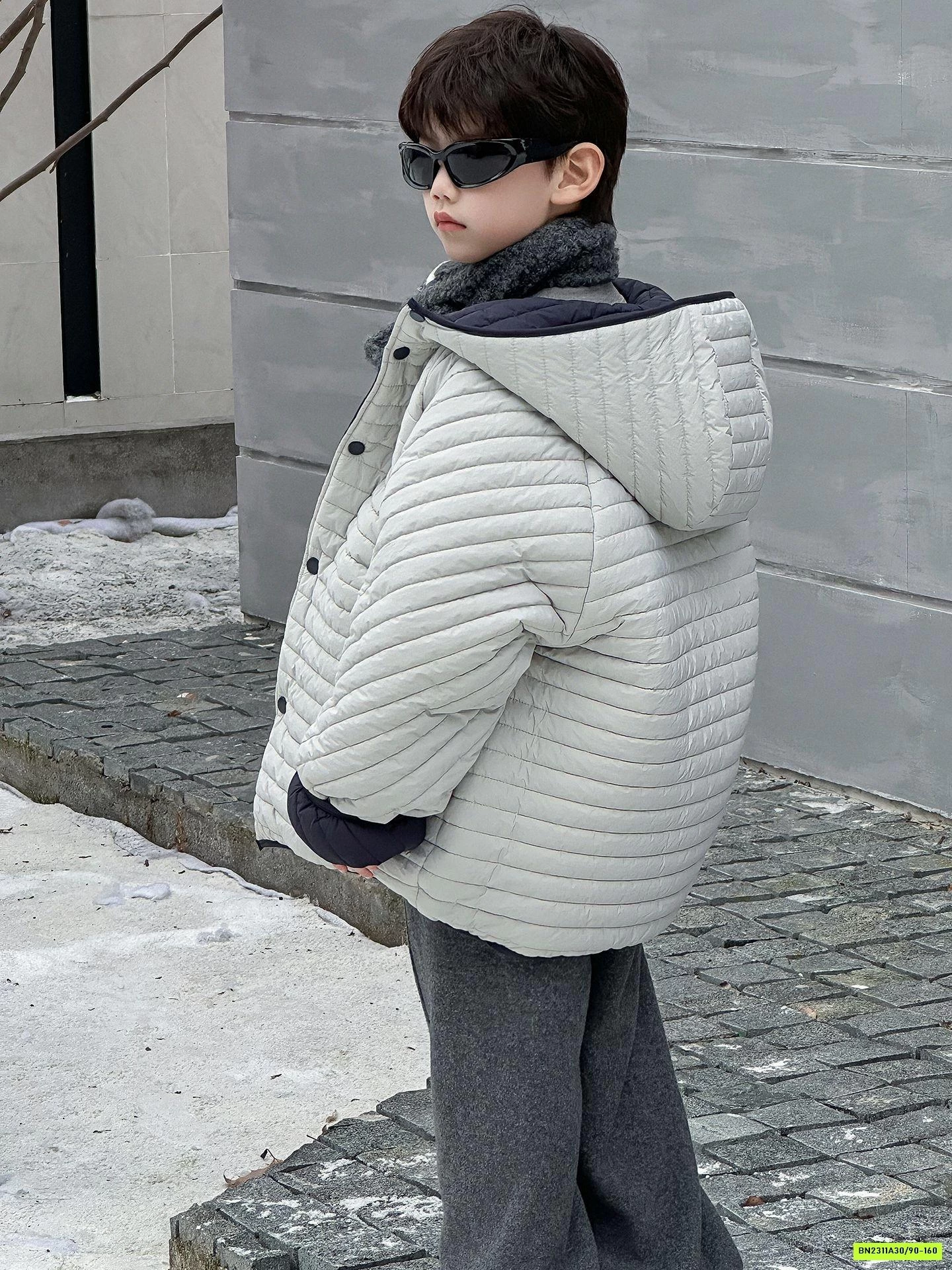 KHOÁC PHAO TRẦN TRÁM SIÊU NHẸ 2 MẶT CAO CẤP