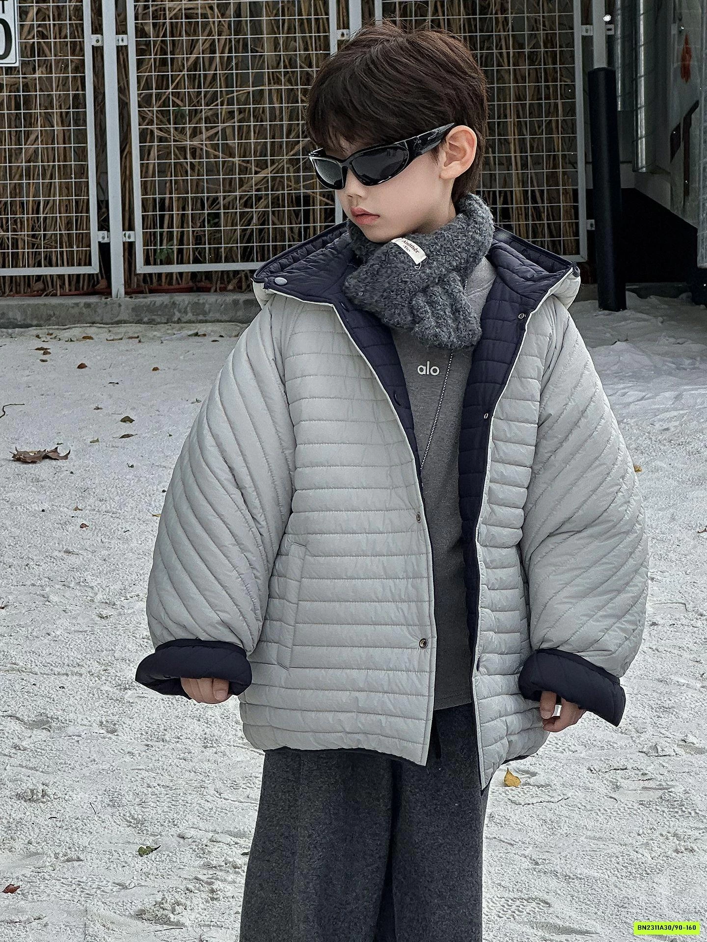 KHOÁC PHAO TRẦN TRÁM SIÊU NHẸ 2 MẶT CAO CẤP