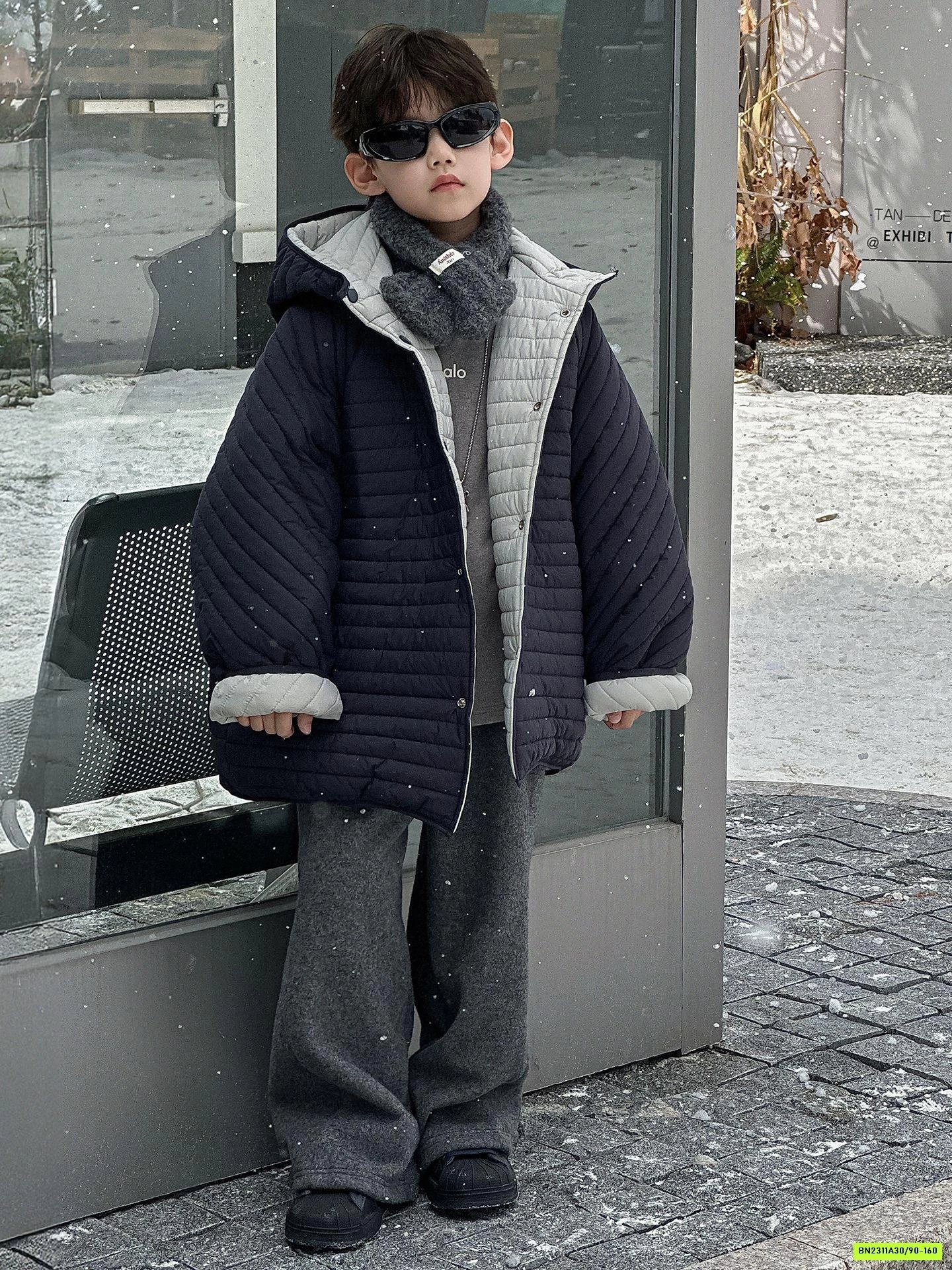 KHOÁC PHAO TRẦN TRÁM SIÊU NHẸ 2 MẶT CAO CẤP