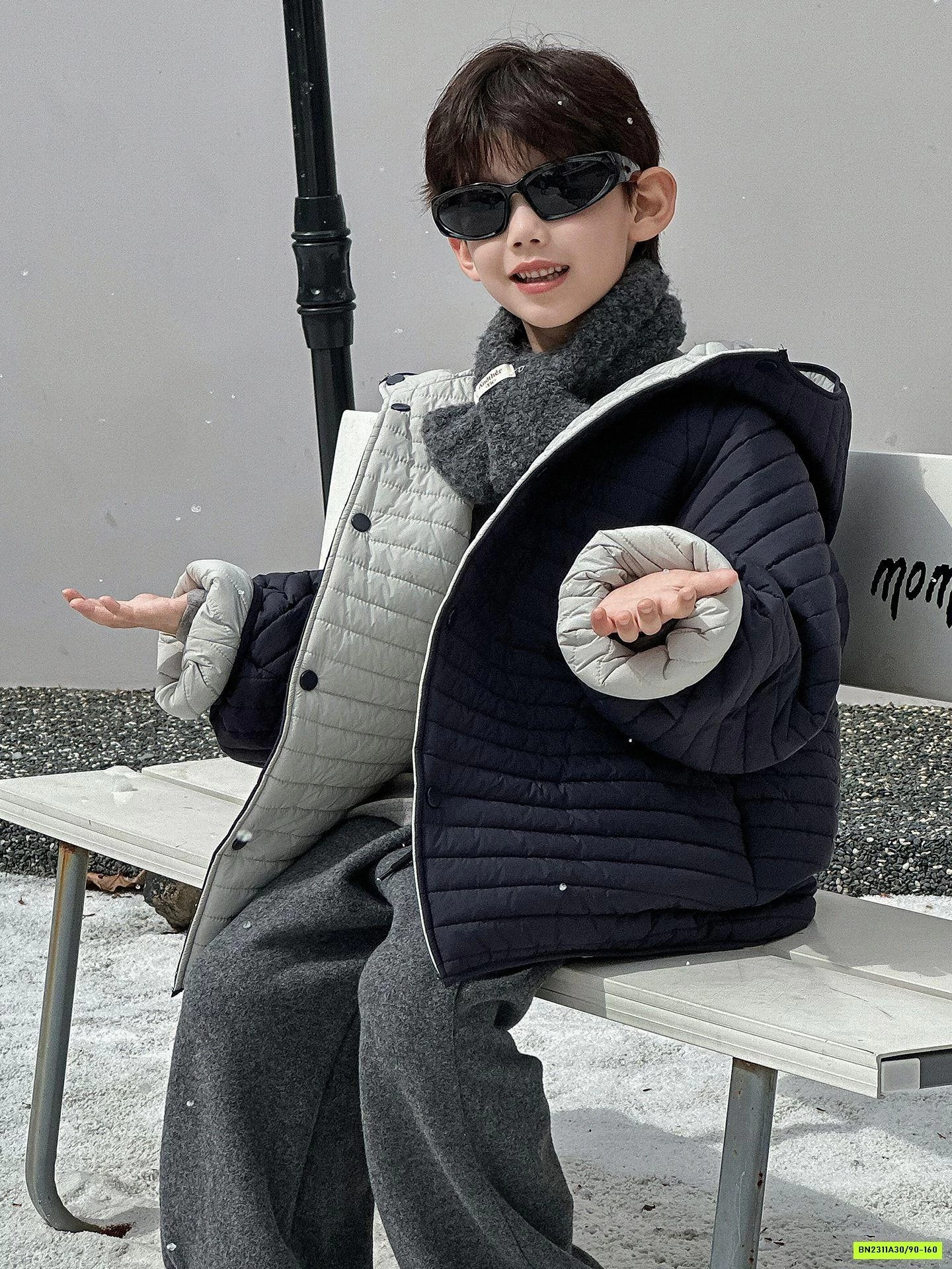 KHOÁC PHAO TRẦN TRÁM SIÊU NHẸ 2 MẶT CAO CẤP