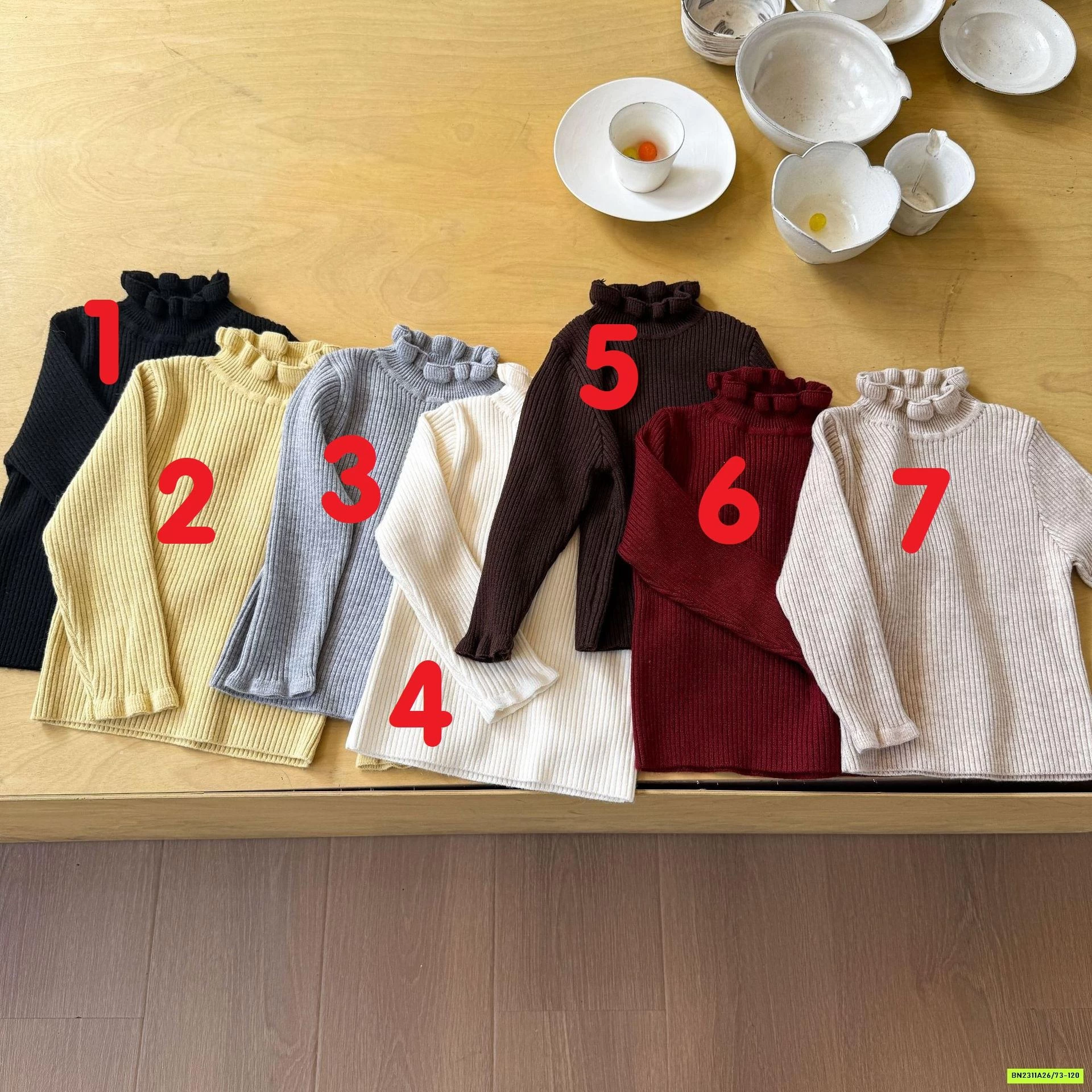 ÁO LEN CỔ BÈO SZ NHÍ