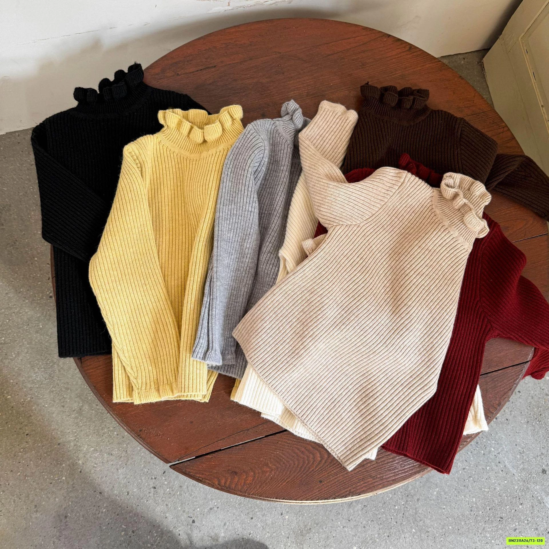 ÁO LEN CỔ BÈO SZ NHÍ