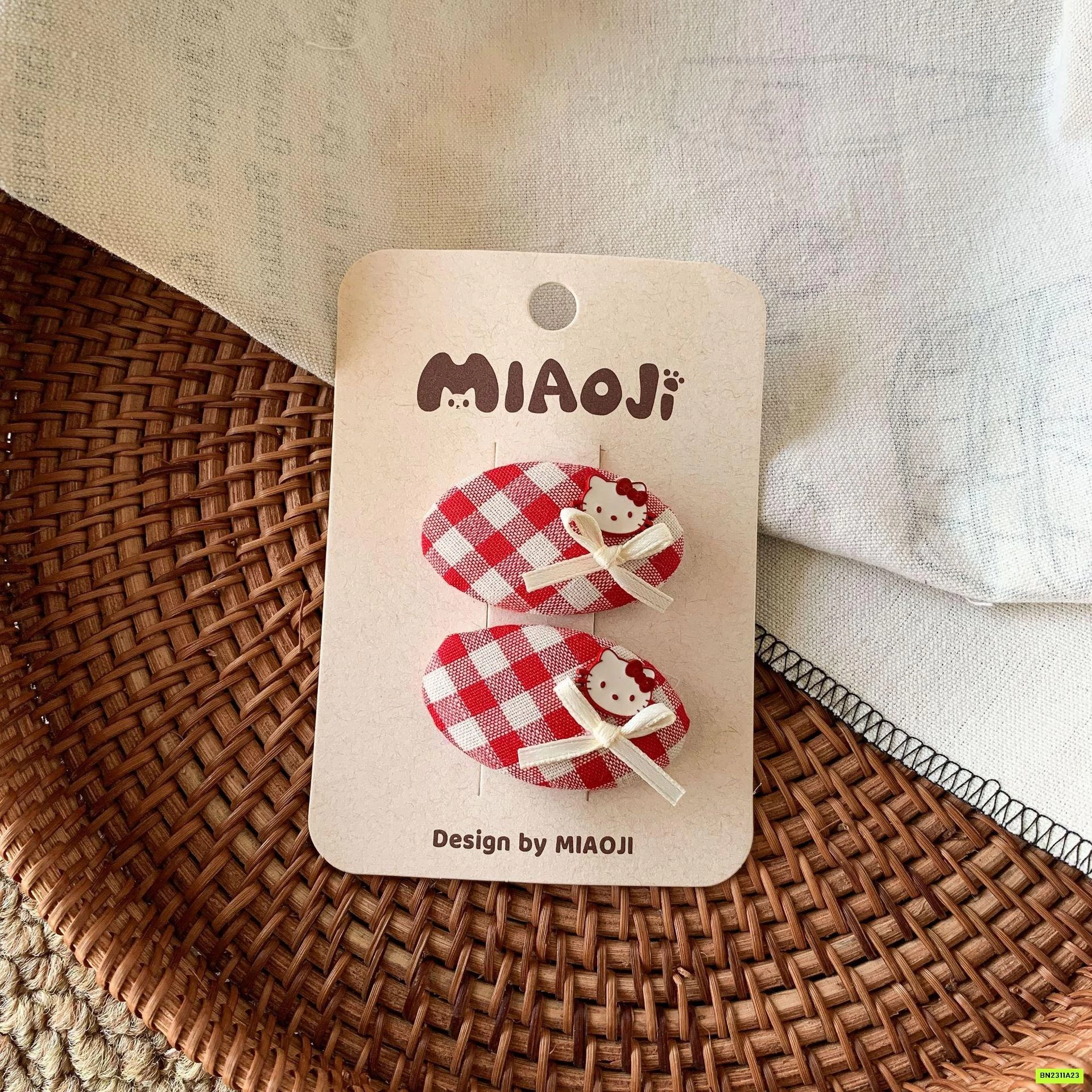 BÍA 2 KẸP TÓC BÔNG GIÁNG SINH