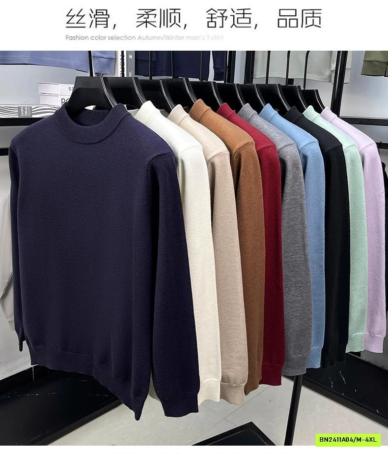 ÁO LEN LÔNG CỪU CASHME NAM