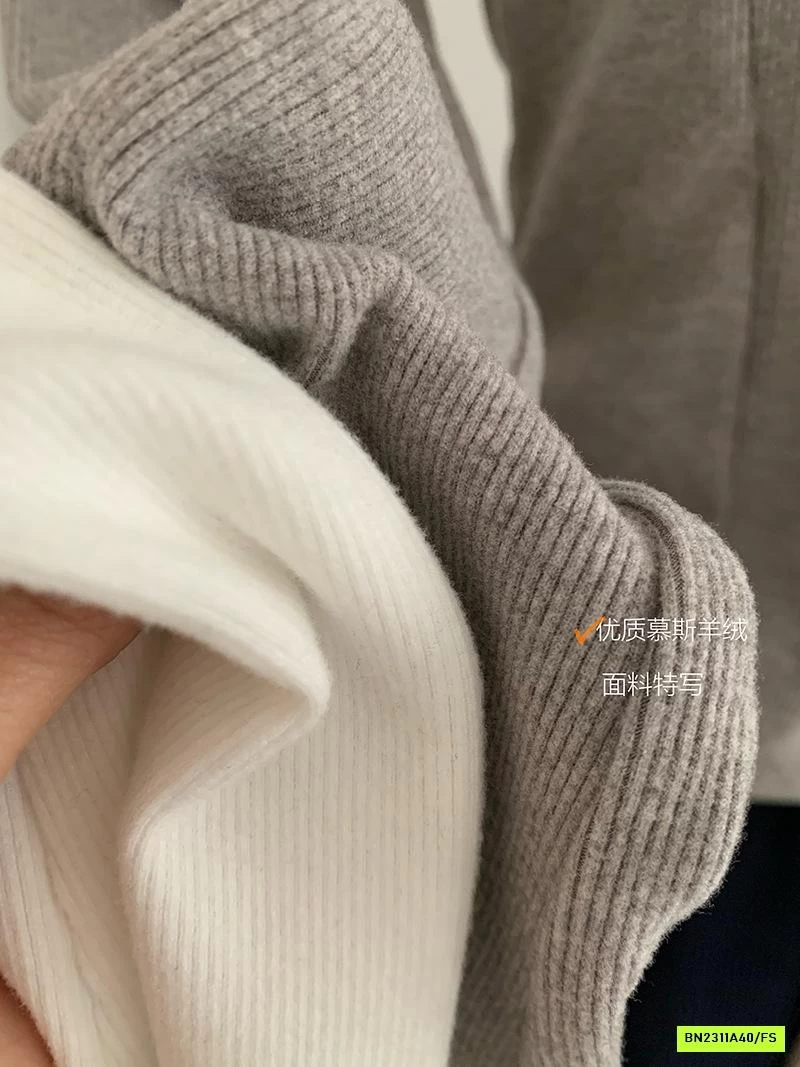 ÁO NỈ CROPTOP CỔ V