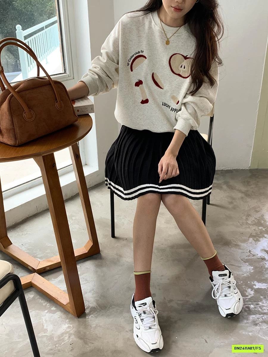 ÁO NỈ THÊU TÁO 3TH MORNING