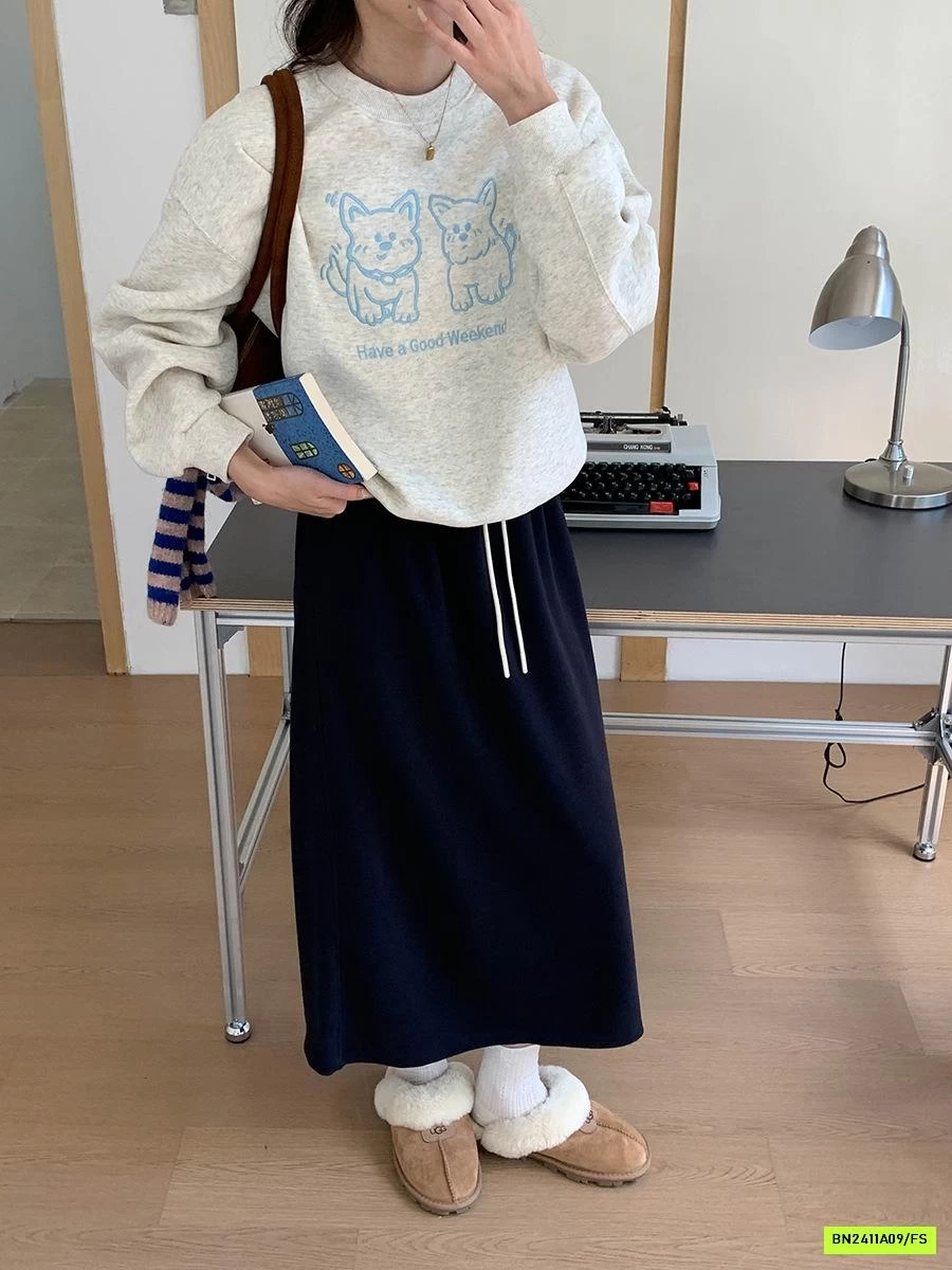 ÁO NỈ THÊU CÚN DỄ THƯƠNG