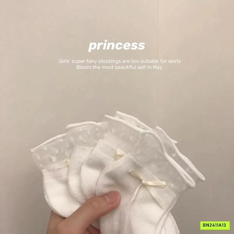 SET 5Đ TẤT PHỐI REN TIỂU THƯ