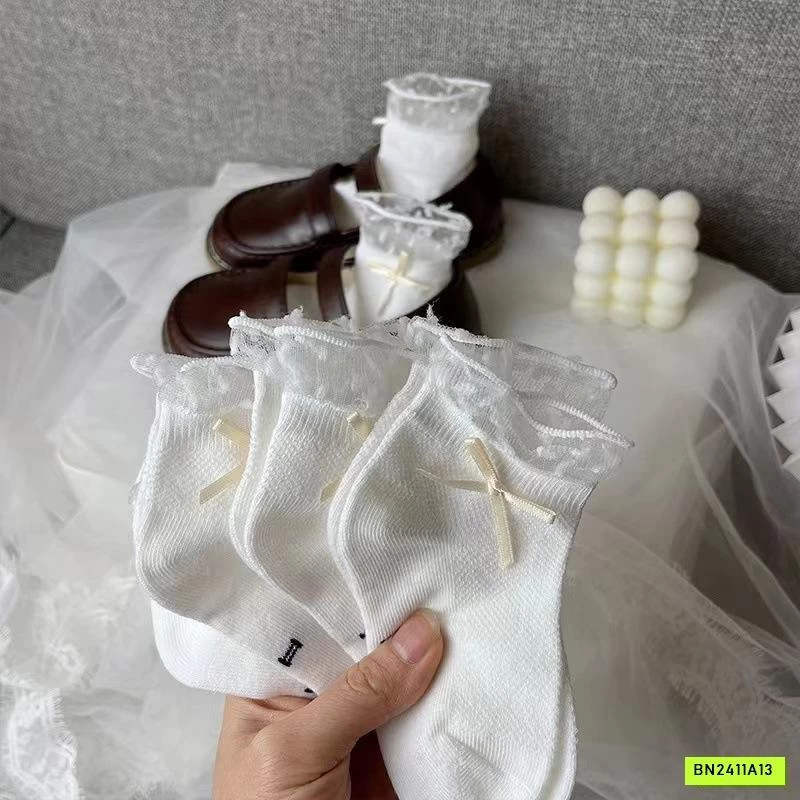 SET 5Đ TẤT PHỐI REN TIỂU THƯ