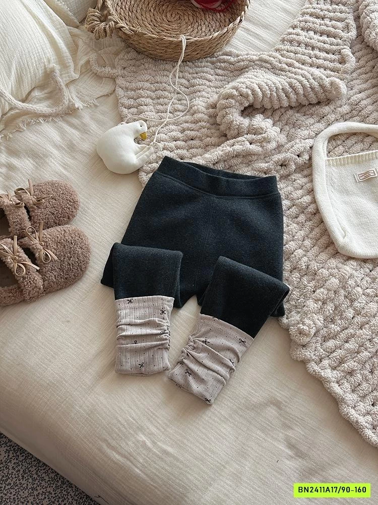 QUẦN LEGGING GIẢ TẤT LÓT NHUNG