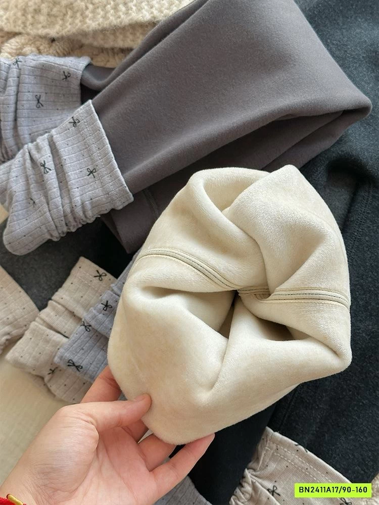 QUẦN LEGGING GIẢ TẤT LÓT NHUNG