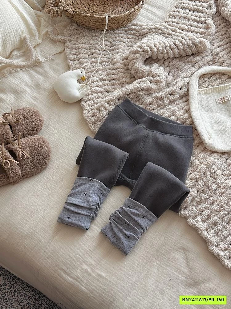 QUẦN LEGGING GIẢ TẤT LÓT NHUNG