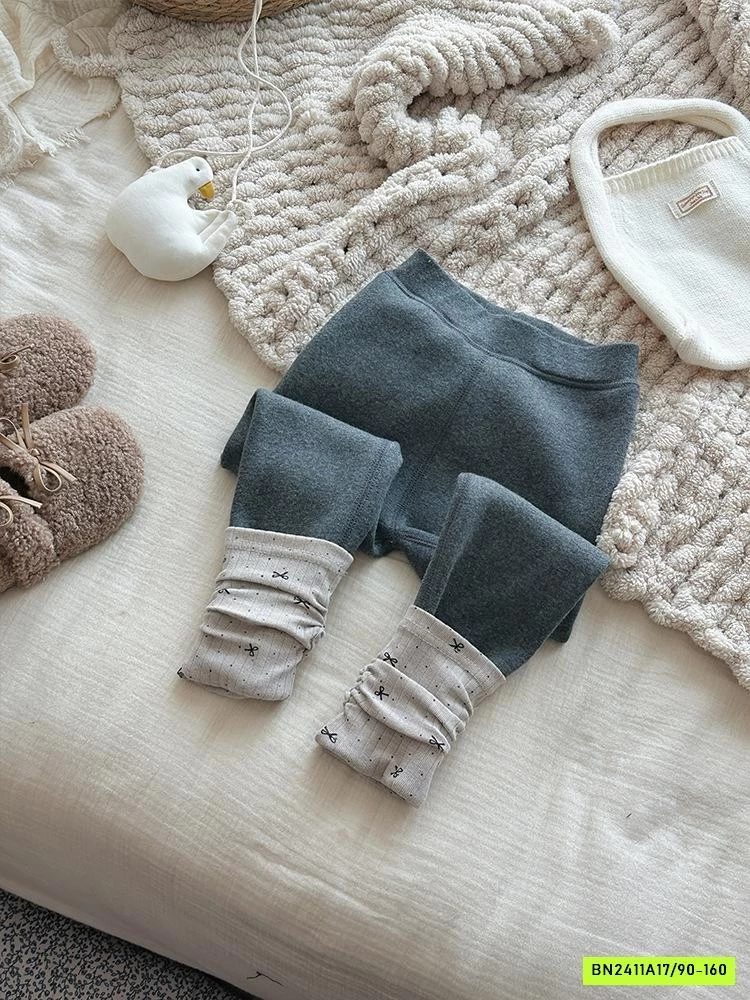 QUẦN LEGGING GIẢ TẤT LÓT NHUNG