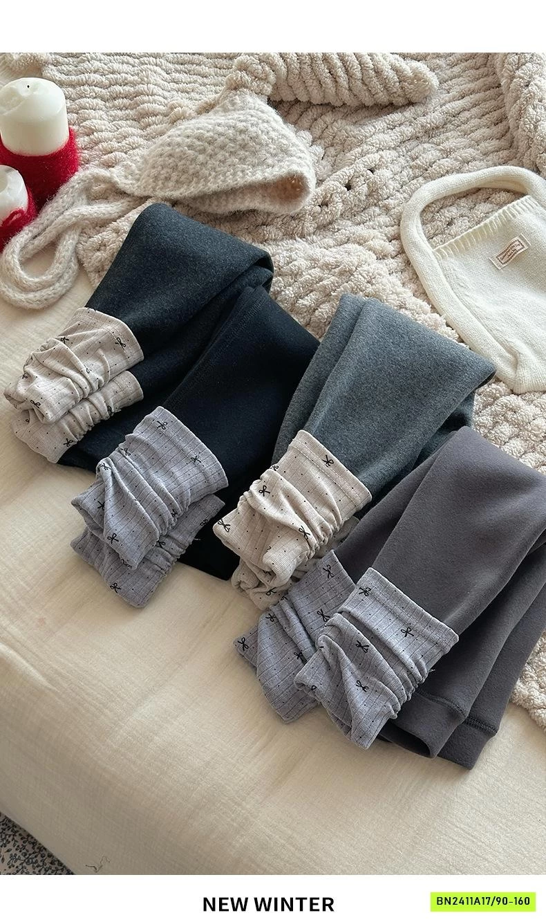 QUẦN LEGGING GIẢ TẤT LÓT NHUNG