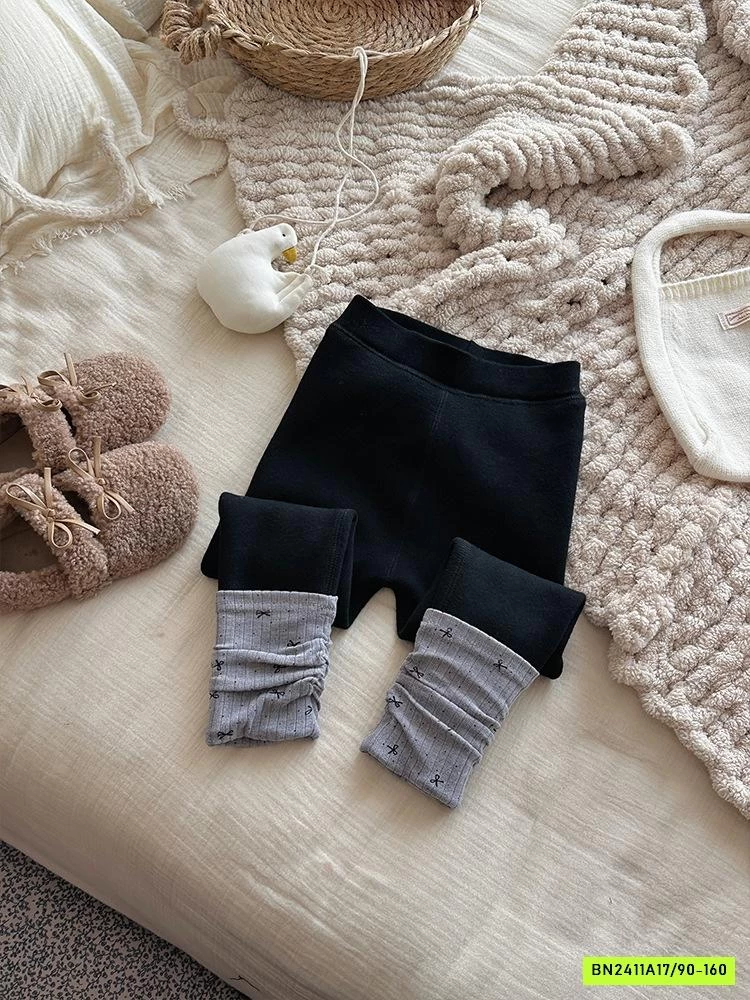 QUẦN LEGGING GIẢ TẤT LÓT NHUNG