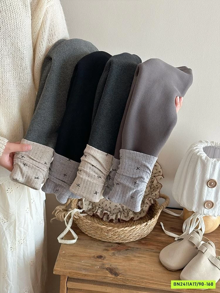 QUẦN LEGGING GIẢ TẤT LÓT NHUNG