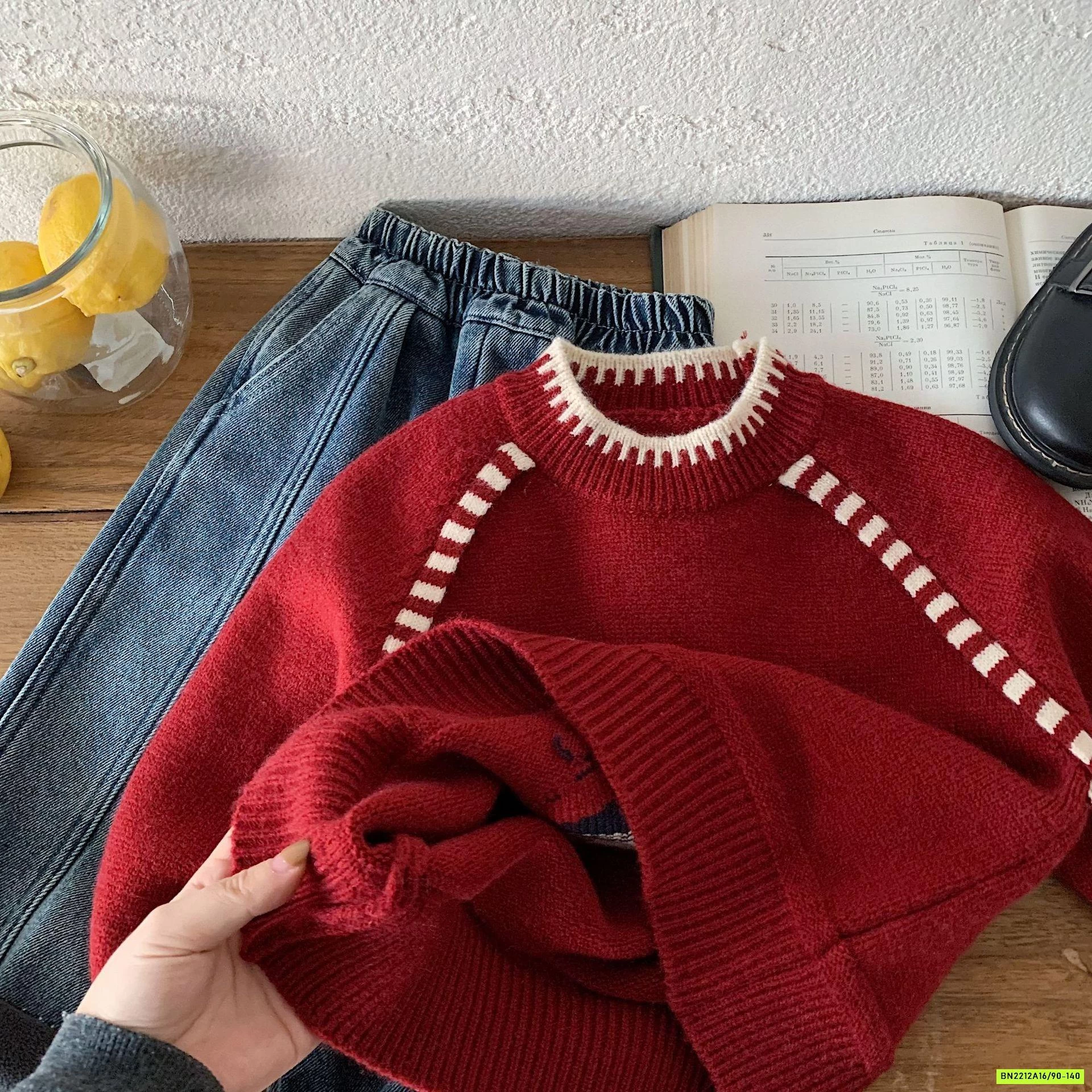 ÁO LEN ĐỎ NGỰA