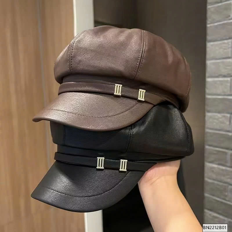 MŨ BERET DA FORM CỨNG