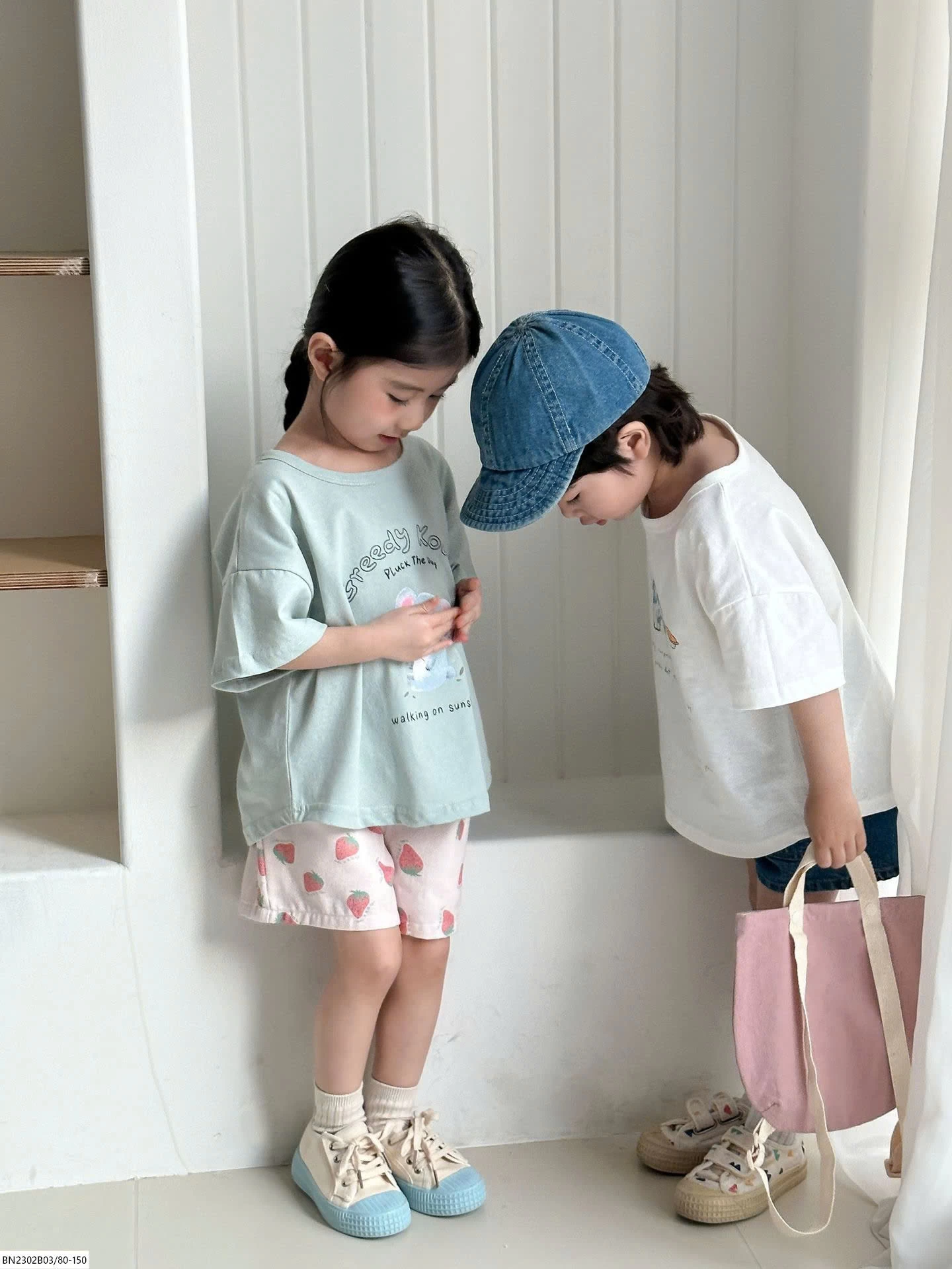 ÁO THUN HÈ HOẠT HÌNH BASIC