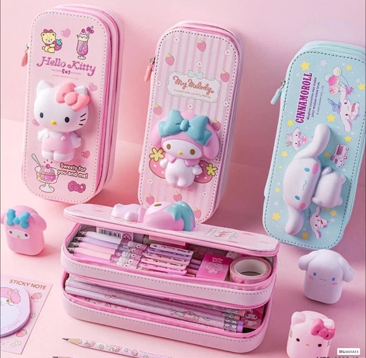 HỘP BÚT 3D 2 TẦNG