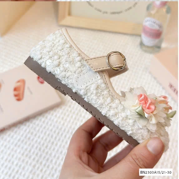 GIÀY BÚP BÊ HOA NỔI QUAI DÁN
