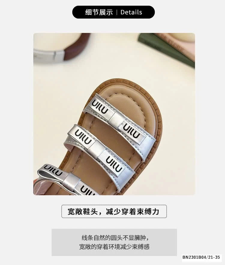 SANDAL CHỮ MIN QUAI MẢNH