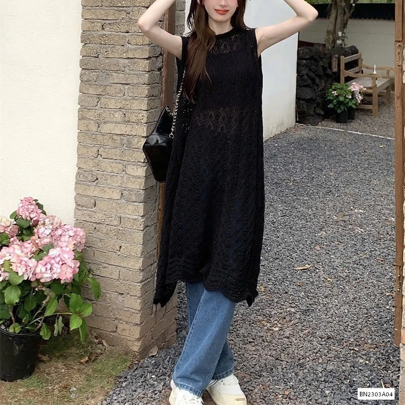 VÁY REN LƯỚI DÀI