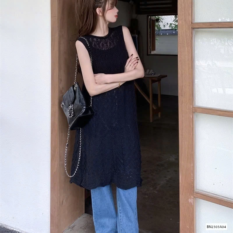 VÁY REN LƯỚI DÀI