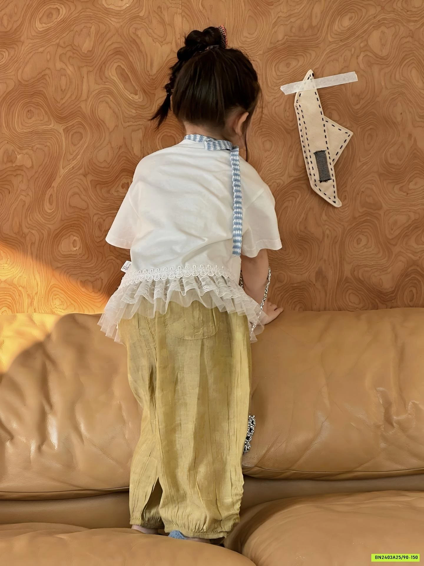 ÁO GẤU VIỀN REN MIX QUẦN ĐŨI BOOM