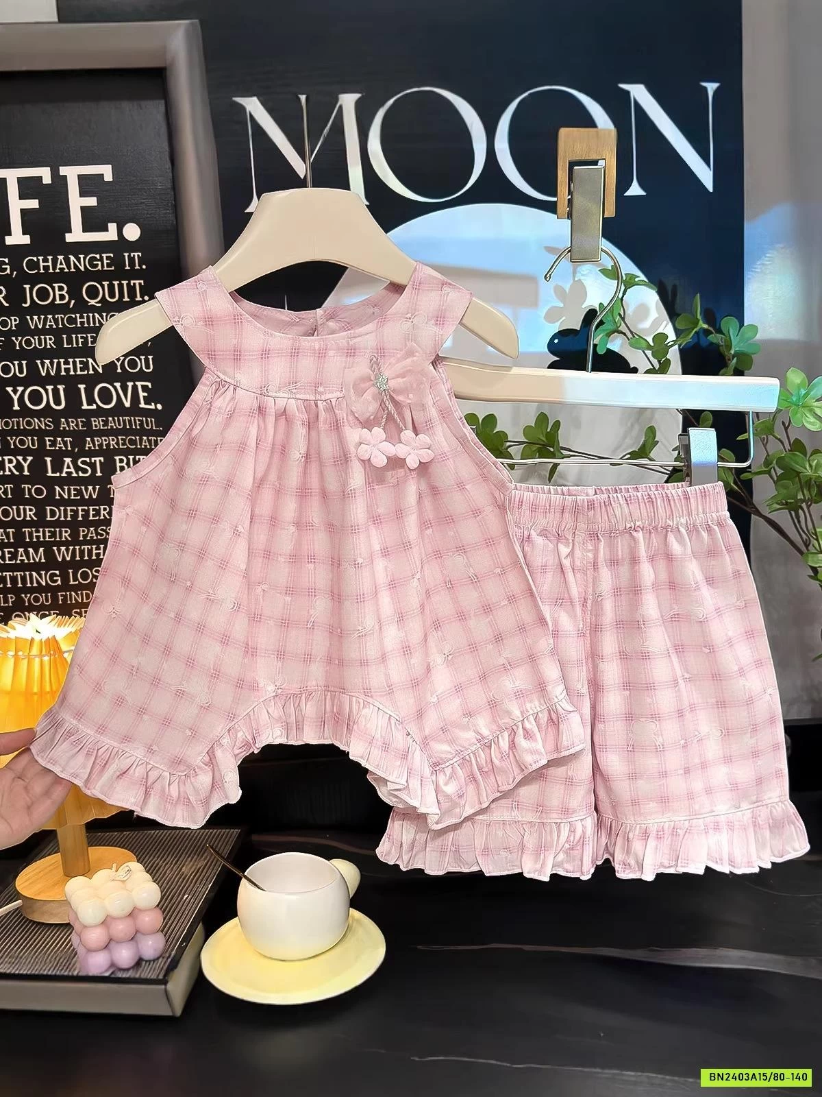 BỘ LANH CỔ YẾM HỌA TIẾT XINH XẮN