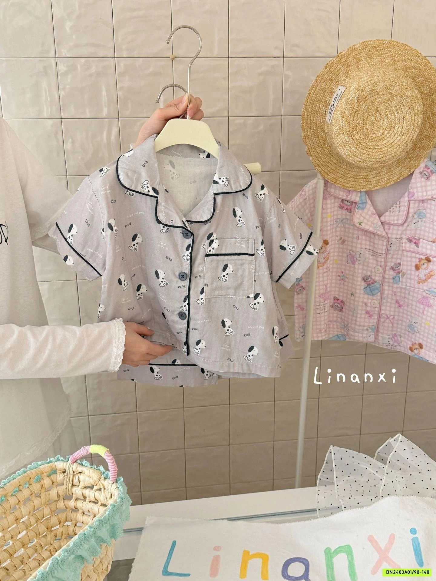 PIZAMA THÔ ĐŨI DỄ THƯƠNG LINANXI