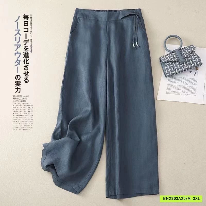 QUẦN SUÔNG ĐŨI CẠP LƯNG CHUN