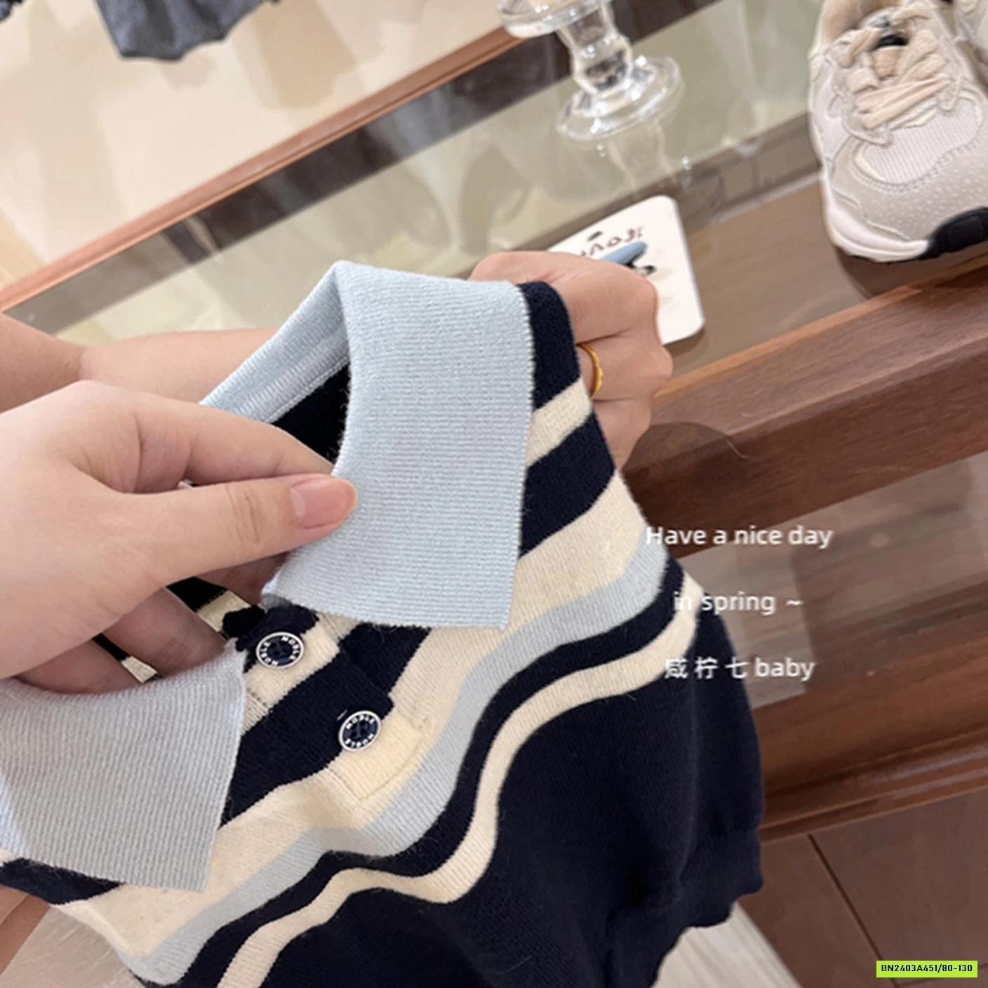 SÉT POLO MONTOGHI MIX QUẦN VÁY XANH TBABY