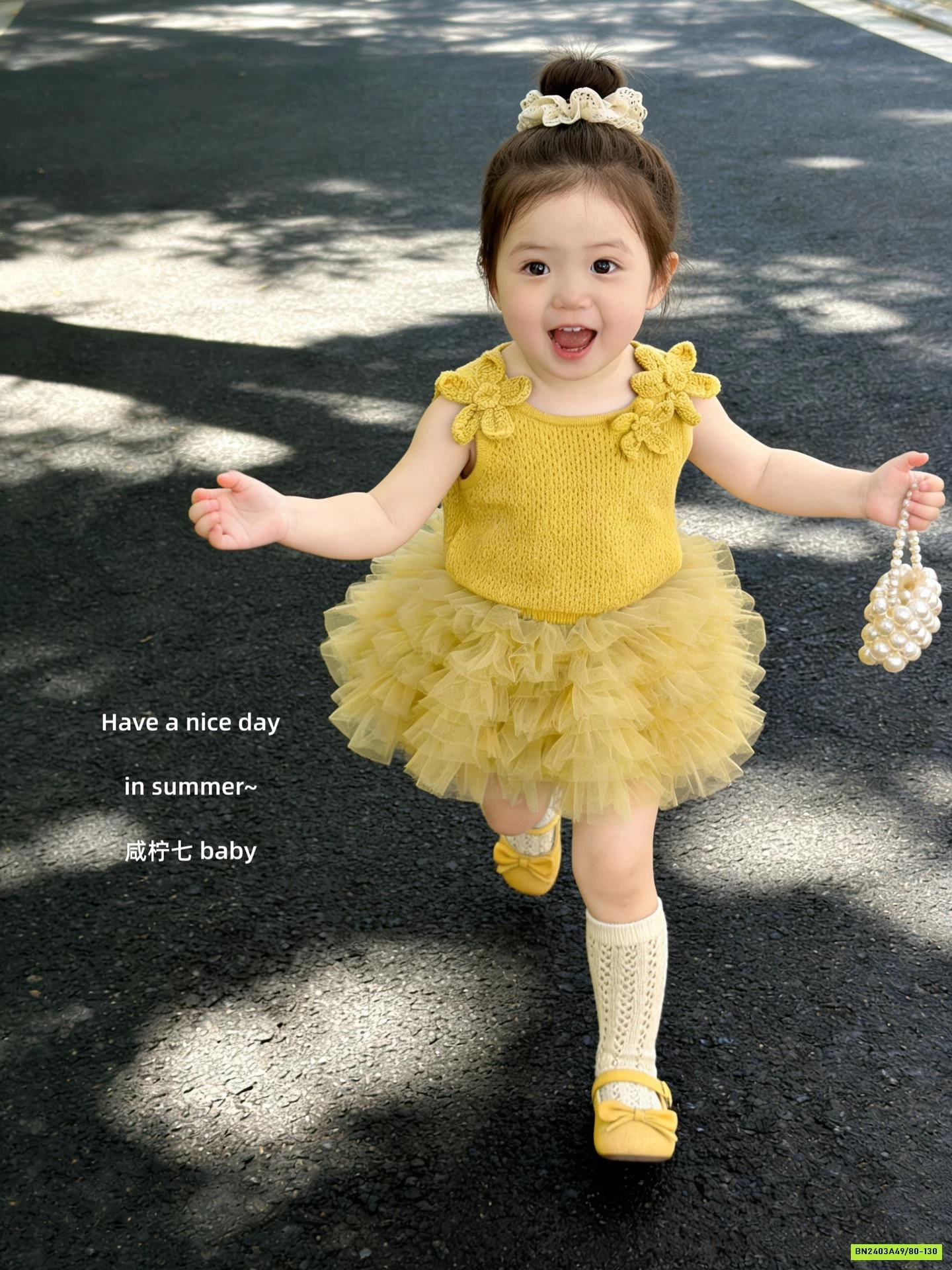 SÉT VÁY TUTU MONTOGHI VÀNG TBABY